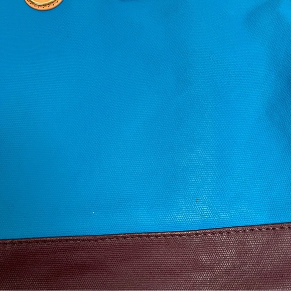 TORY BURCH Jaden Bag Coconut Canvas Leather Tote - Picture 6 of 16